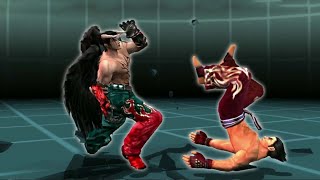 Tekken 5: Dark Resurrection PSP - Devil Jin Bound Combos