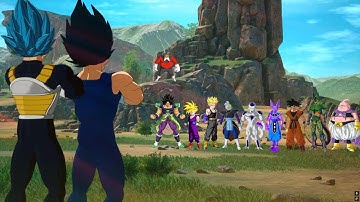 Vegeta Z & Super Vs Vegeta