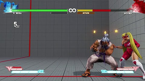 SFV S2 R. Mika Corner Reset Stun Combo +Bonus OPTIONAL ENDER