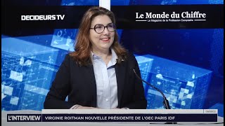 L'interview : Virginie Roitman nouvelle Présidente de l'Ordre des experts-comptables de Paris IDF