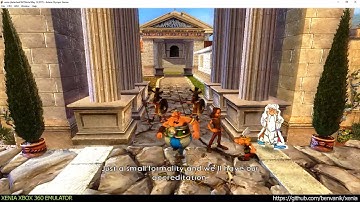 Xenia Xbox 360 Emulator - Asterix at the Olympic Games ingame! (84758a3/May 13 2017)