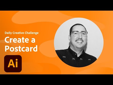 Illustrator Daily Creative Challenge - Create a Postcard