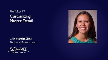 FileMaker 17: Customizing Master Detail