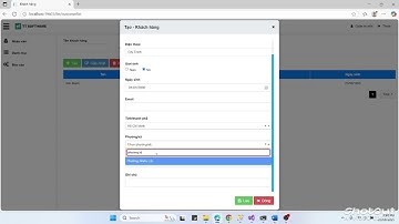 Web bán đồng hồ online C# Asp net core MVC - Bài 8 : Danh mục khách hàng