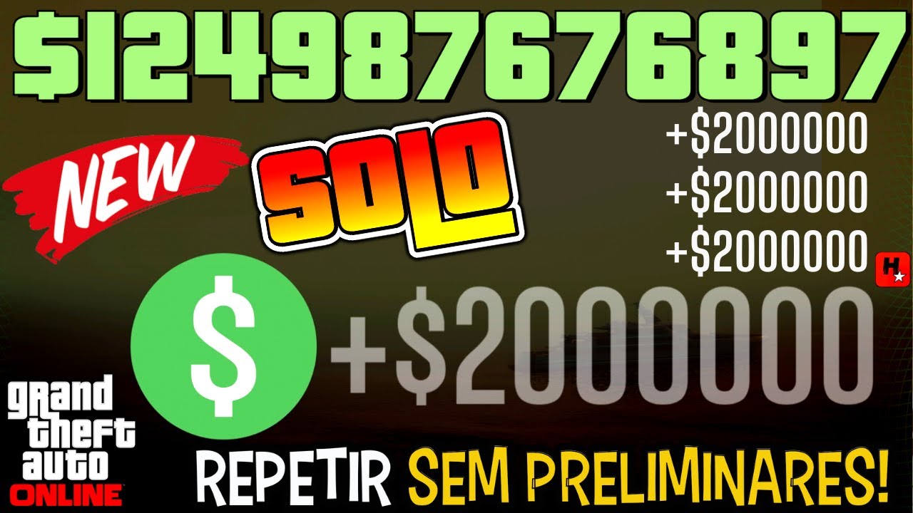 GLITCH DE DINHEIRO - COMO FICAR MILIONARIO COM MUAMBA NO GTA 5 ONLINE 