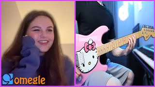 Playing Guitar on Omegle but I pretend I'm a beginner 2 screenshot 4