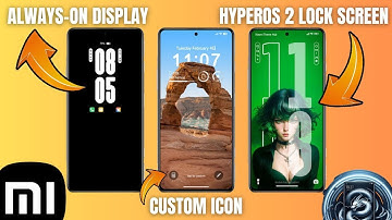 Custom Lock Screen icon, Always-on Display & HyperOS 2 Theme for Xiaomi Global | Xiaomi Theme Hub