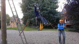 Rettung im Hochseilgarten