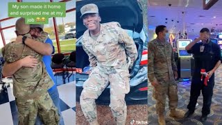 Most Famous Military Coming Home TikTok Compilation 2021 || soldier coming home 2021 ☯5