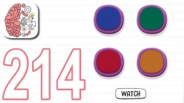 Brain Test Level 214 Walkthrough