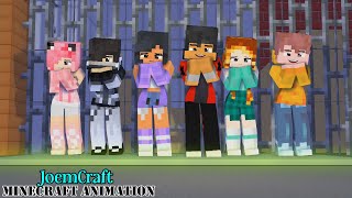 ZANE, KC, APHMAU, EIN | COUPLE DANCE | SUPER IDOL DANCE | LA DA DE DA DANCE - Minecraft Animation