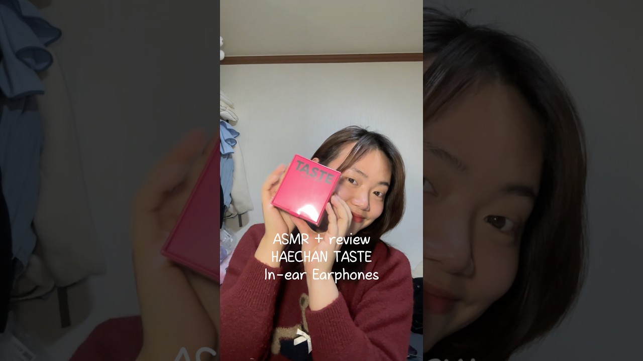 ASMR UNBOXING + Review HAECHAN TASTE In-ear Earphones ❤️ - YouTube