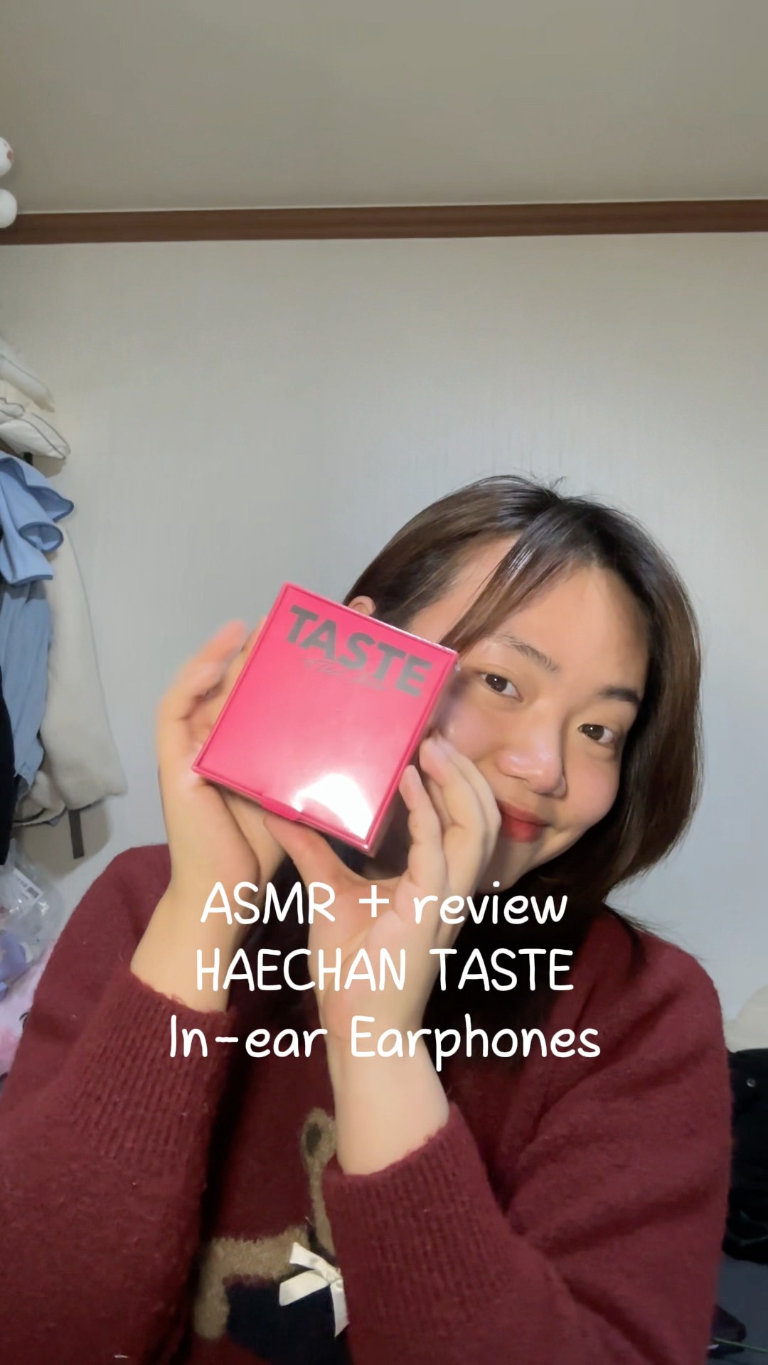 ASMR UNBOXING + Review HAECHAN TASTE In-ear Earphones ❤️ - YouTube