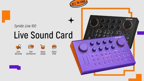 How to use Synido Live 100