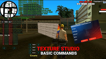 Texture studio basic commands (ANDROID) tutorial • beginner