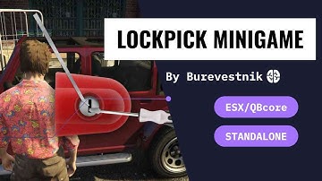 GTA 5 | Lockpick minigame | FREE | FiveM | ESX | QBCore | Standalone