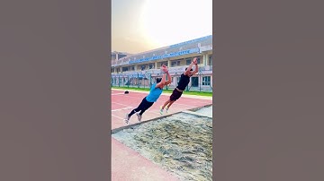 broad jump to increase your strength 💪and jump