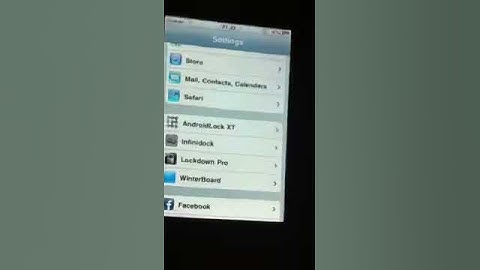 Infinidock on iPod