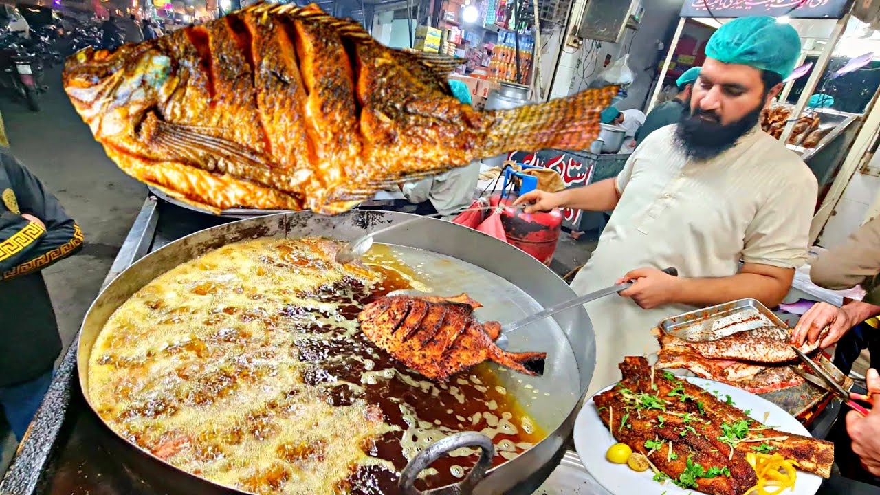 LAHORI MASALA FISH FRY | ALL NIGHT FISH FRY STREET FOOD | HOW TO MAKE CRISPY FRY FISH | FISH RECIPE