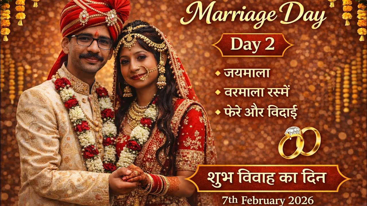 Vlog 5: Vivek weds Vijya 💍 | Marriage Day | Day 2 | 7th February 2026