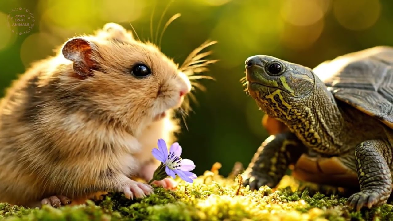 Hamster & Turtle Bring You Peace 🐹🐢🌲 | 햄스터와 거북이의 숲속 여행 | with lo-fi music