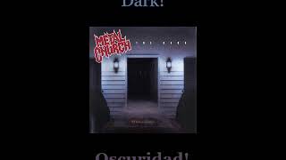 Vignette de la vidéo "Metal Church - The Dark - Lyrics / Subtitulos en español (Nwobhm) Traducida"