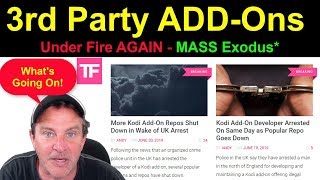 🔴Illegal 3rd Party KODI Add-ons under attack - Mass Exodus - Legal Recommendations