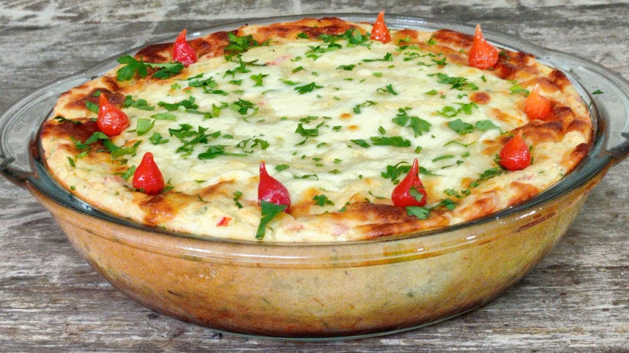 SUFLÊ DE BACALHAU FÁCIL E SABOROSO