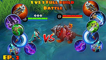 wanwan vs irithel 1v1 full build battle Episode 2 | Mobile legends | Differ