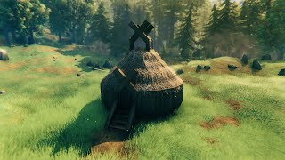 Как Построить Круглый Стартовый Дом в Valheim 2024
