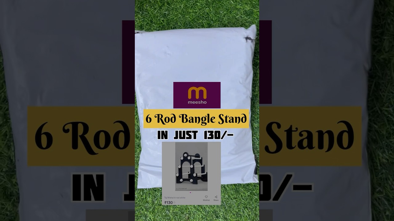 Meesho 6 Rod bangle stand in just 130/- 