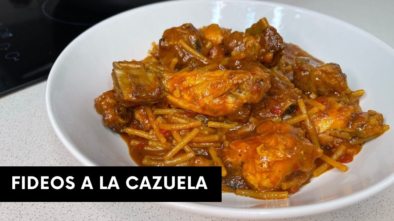 Cómo hacer FIDEOS a la CAZUELA con CARNE | ENTRA PARA VER LA RECETA!!