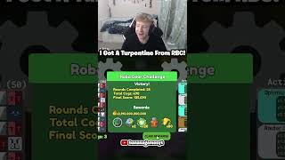 I Got A Turpentine From Robo Challenge! (BananaBSS Bee Swarm Simulator Roblox)