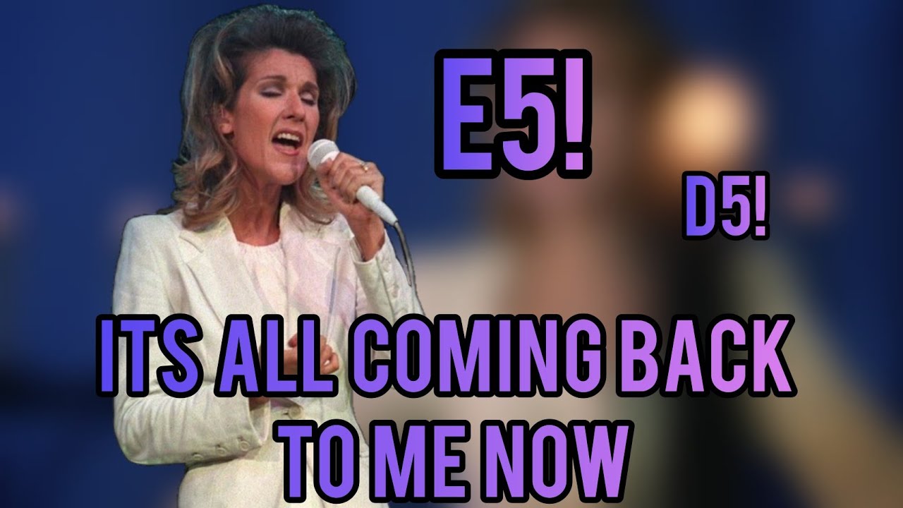 SINGERS ATTEMPTING THE "IT'S ALL COMING BACK TO ME NOW" CLIMAX!