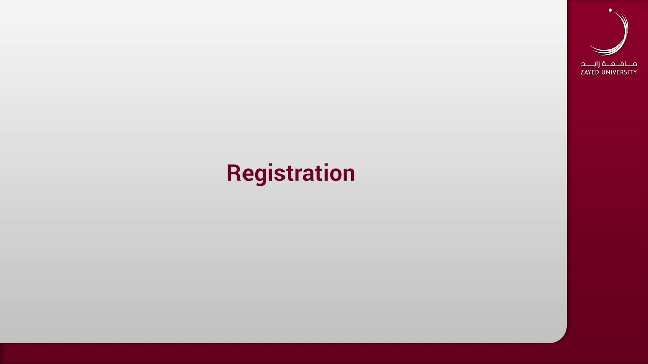 Registration Guide Students