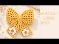 How To Crochet a Mesh Bow | beginner friendly crochet bow | natalie sttar crochet