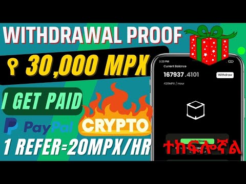 30,000 MPX ተቀብያለው እናንተስ | Claim New Crypto With New Mining App Free and Easy + Live Withdrawal