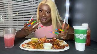 The Big Latto Meal from Wing Stop Mukbang