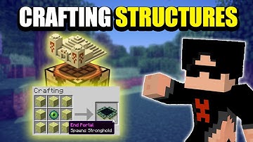 MINECRAFT BUT WE CAN CRAFT STRUCTURES @Auraciferr