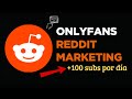 Cómo conseguir +100 suscriptores diarios en OnlyFans usando Reddit [FÁCIL y rápido]