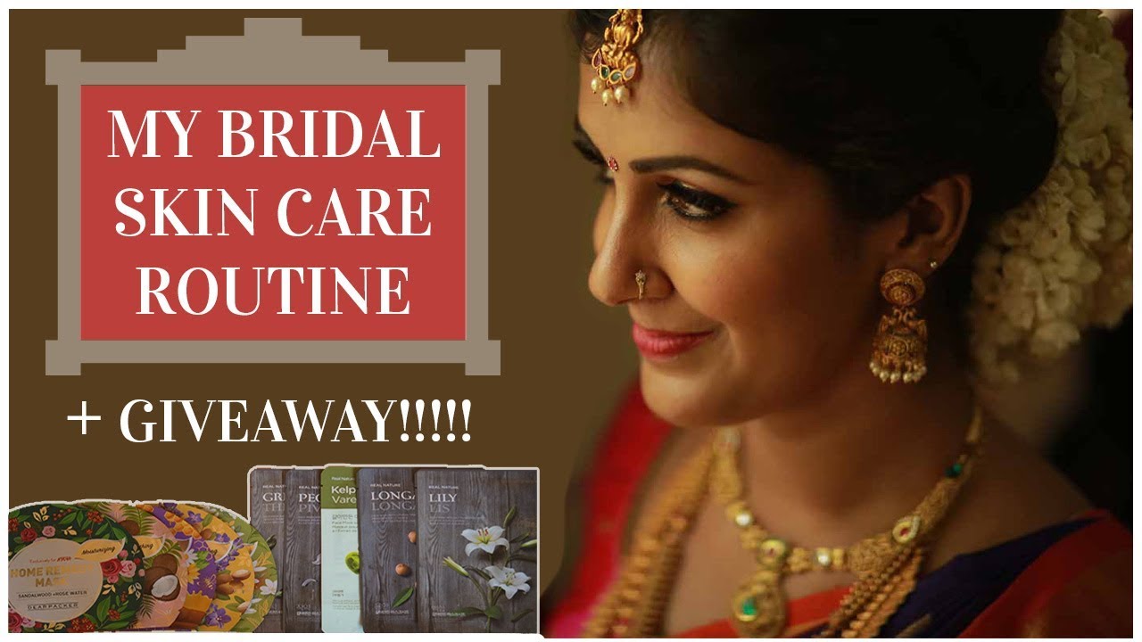 MY OWN BRIDAL SKIN CARE ROUTINE AT HOME Nayana Premnath YouTube