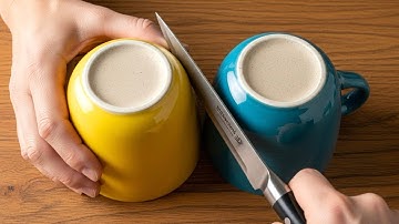 How to Sharpen Your Knife to Razor Sharp Using Only Mug