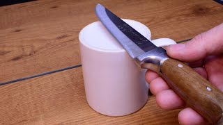 How to Sharpen Your Knife to Razor Sharp Using Only Mug