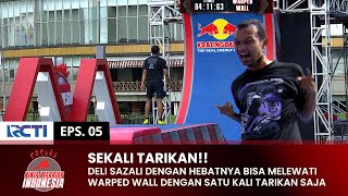 SEKALI LARI!! Deli Sazali Dengan Hebat Berhasil Finis | SASUKE NINJA WARRIOR INDONESIA | PART 4