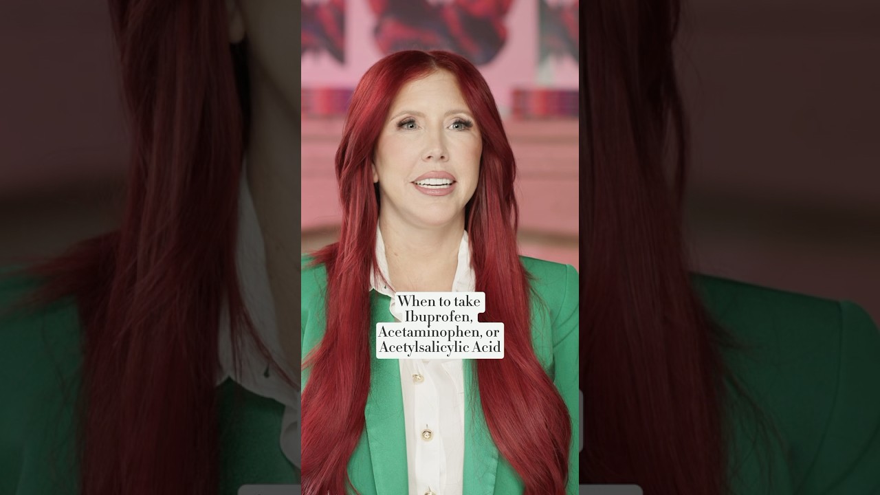 When to take Ibuprofen, Acetaminophen, or Acetylsalicylic Acid