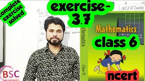class 6 exercise 3.7 | ncert math | HCF and LCM | bsc | @BrahmdevSharmaClasses