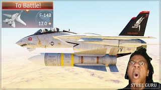 [STOCK] F-14B PAINFUL GRIND Experience 💀💀💀 LOOOOOOOOONG RANGE MISSILES!!!