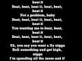 Sean Kingston - Beat It ft. Chris Brown & Wiz Khalifa Lyrics [FULL HD]