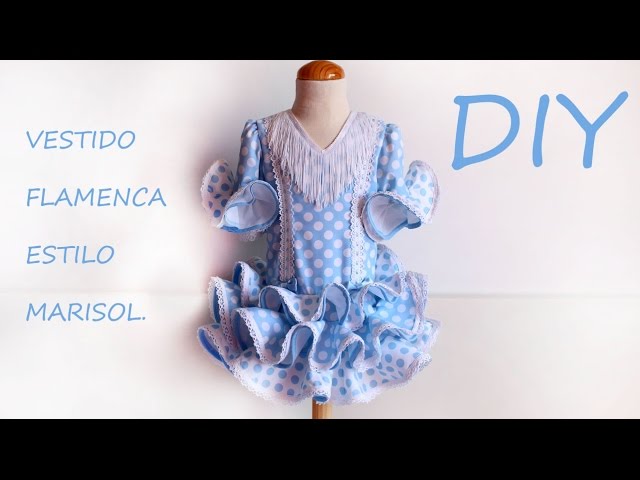 Conjunto flamenca estilo Marisol: Patrones de niña. – Patronesmujer: Blog  de costura, patrones y telas.