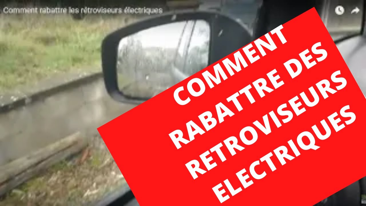 Bouton de réglage de rétroviseurs électriques rabattables pour VW